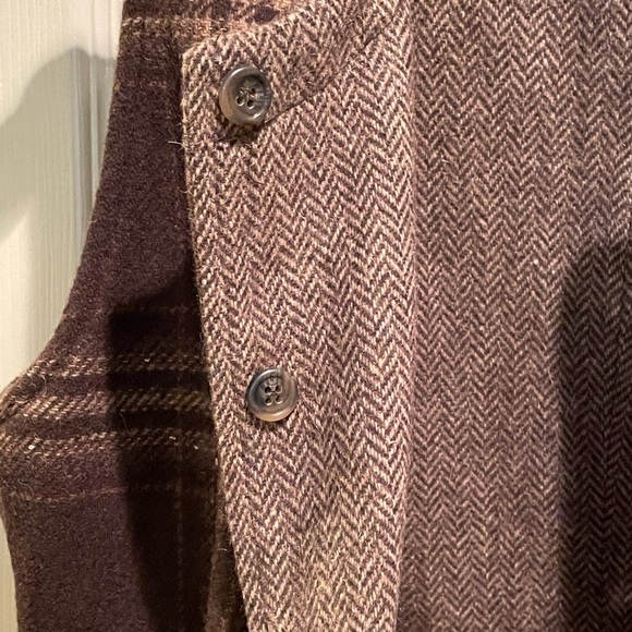 A Line Anne Klein Reversible Vest Herringbone/Plaid - Picture 12 of 12